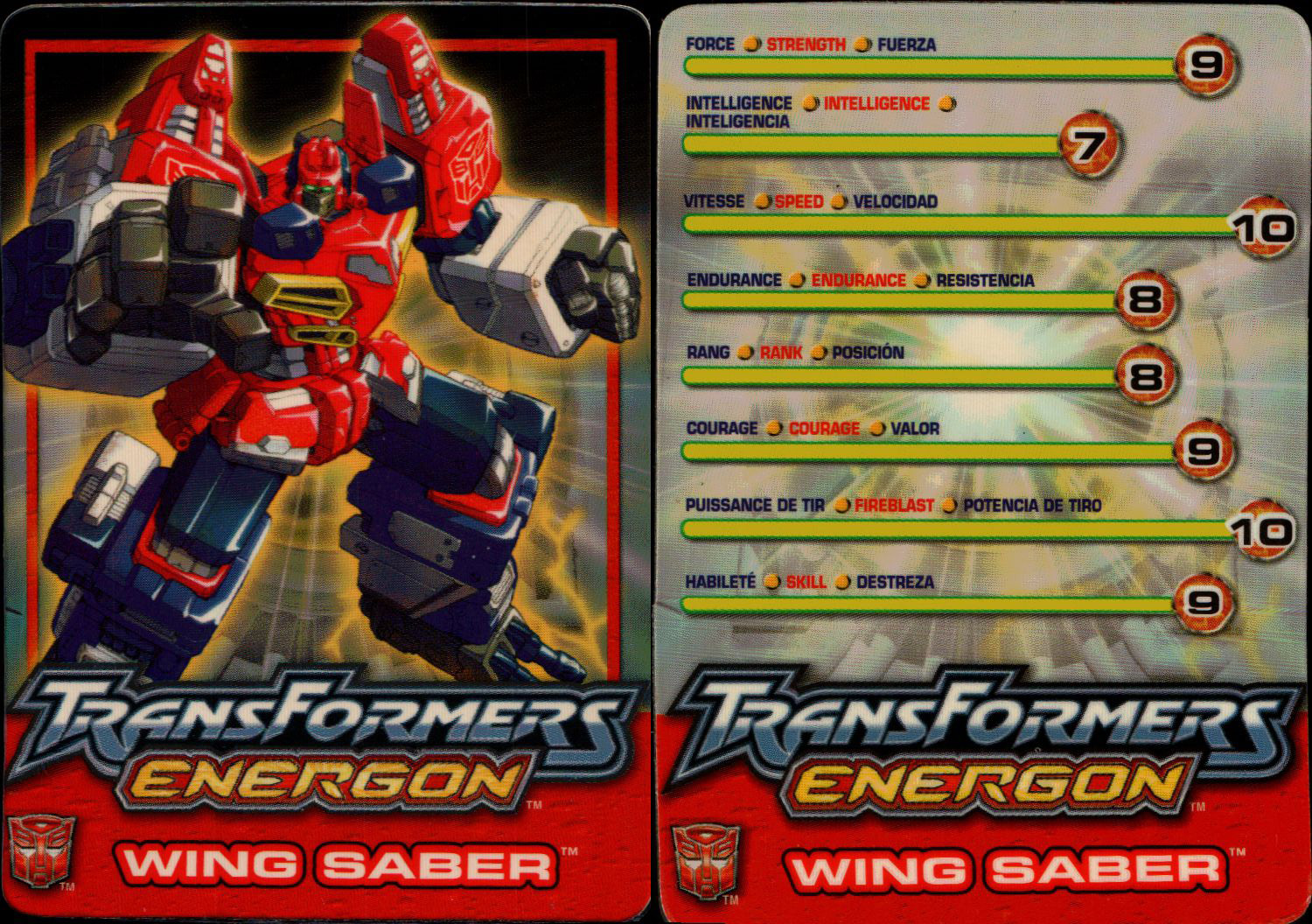 transformers energon wing saber toy
